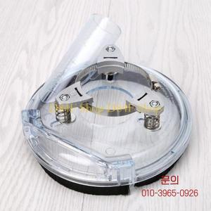 D84F 먼지 덮개 키트 앵글 핸드 그라인더 투명 4인치/ 5인치용 건식 분쇄 커버