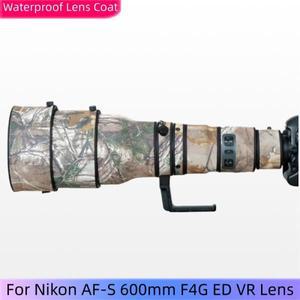 니콘 호환 AF-S 600mm f/4G ED VR 렌즈 보호 슬리브용 방수 위장 코트 600F4G 커버 케이스