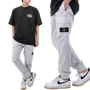 26SS 스톤아일랜드 와펜 패치 카고 팬츠 L1S153100031 S0003 V0041