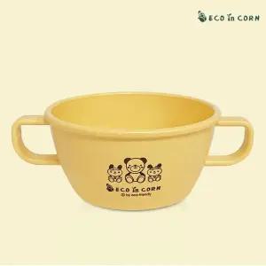 에코인콘 옥수수 손잡이볼(소) 스낵볼 간식 과자그릇