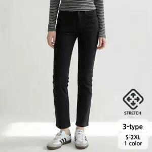 [디브리] [3 type] 펄스 밴딩 블랙 팬츠