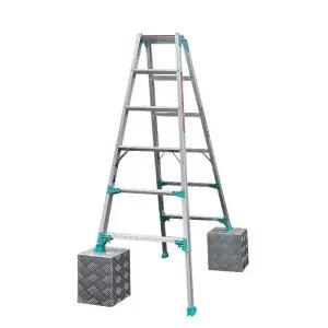 높이 사다리 다리조절 네발 다단계 접이식 식탁 길이 안전 폴딩형