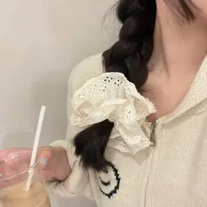 펀칭레이스 빅사이즈머리끈 여성스러운 곱창헤어밴드 NxK1+3xCK