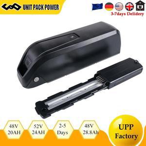 21700 전기자전거 배터리 5핀 36V 52V 48V 리튬 팩 20ah 15.6ah 350W 1000W 키트용