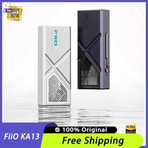 FiiO KA13 미니 헤드폰 앰프 휴대용 데스크탑 USB DAC 전력 증폭기 550mW 고출력 듀얼 CS43131 선물