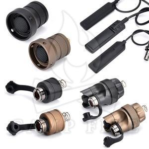 슈어파이어 플래시라이트 스위치 어셈블리 Z68 클릭 스타일 리어 캡 테일캡 DS07 푸시 버튼 리모트 테이프