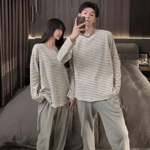 세트잠옷 남녀공용 데일리 스트라이프 홈 잠옷 상하세트