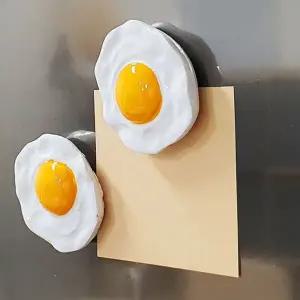 귀여운 계란 후라이 마그넷 인테리어 음식 모형 마그넷 냉장고 자석
