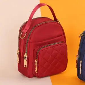 엄마 크로스백 카드 휴대폰 가방 레드 미니 토트백 여성크로스백