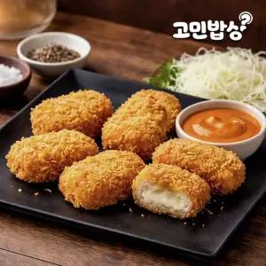 고민밥상 갓 튀긴 치즈 크런치 치킨 330g + 저크딥소스 40g