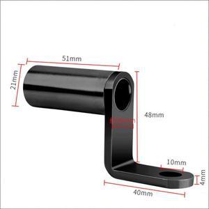 길이  브래킷 바이크 오토바이 자전거용 호환 핸들바 거치대 후방 거울 마운트 범용 호환 클램프