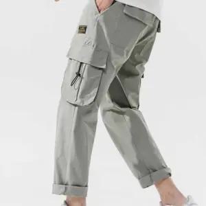 (올핀)남자 카고 팬츠 발목 스트링 허리 밴딩 바지 남친룩
