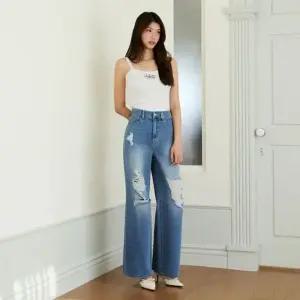 [갤러리아] [BLUE LABEL] 디스트로이드 와이드 데님 팬츠 (ES2ODP03)