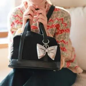 리본키링 토트백 코듀로이소재 캐주얼 데일리백 3웨이 여성토드백 쇼퍼백 여성토트백