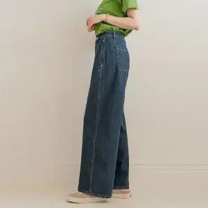 [크로벨디]커브드 절개 세미 와이드 데님팬츠 숏기본롱 _P418217788