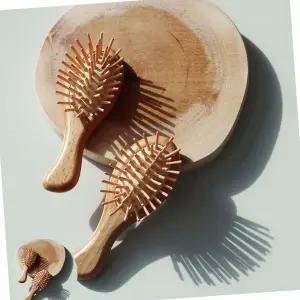 웨이브 미니 우드 쿠션 브러시 2P 미니쿠션브러시