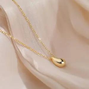 목걸이선물 드롭 물방울 우아한 은 팬던트 실버 목걸이 여성 S925