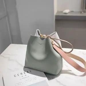 미니토트백 여성 숄더백 크로스백 컬러 배색 버킷백 토트백 가방