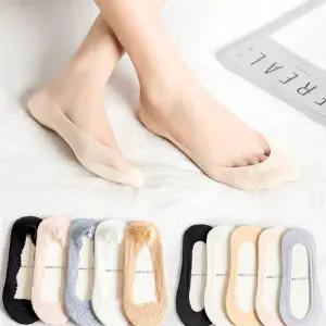 실리콘 슈즈덧신 면덧신 페이크삭스 레이스 여성용 실크