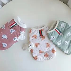 푸숑패딩하네스 하네스패딩 강아지패딩 강아지하네스