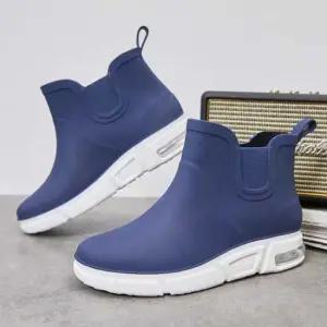 남자워커 심플 트렌디 첼시 에어쿠션 데일리 남성 레인부츠