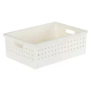 프랑코 큐브바스켓 3호 화이트 창신리빙