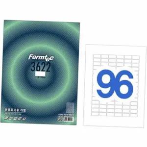 투명라벨 라벨지 분류표기용 96칸 폼텍 100매 LS-3622