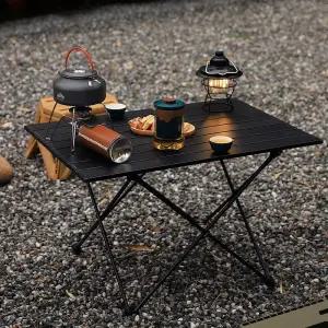 캠핑 테이블 아웃도어 휴대용 폴딩 차박 롤 가구 가벼운