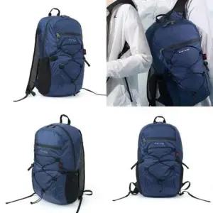 폴딩 백팩 블루 중학생가방 남성여행용백팩