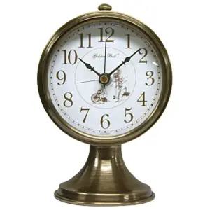 GB9051 앤틱 메탈 자전거 알람 탁상시계 제조한국