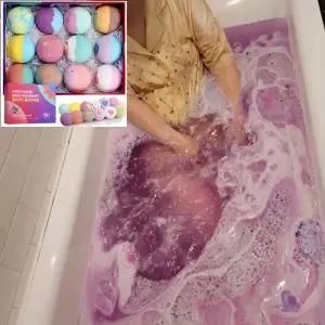 솔로망 100gX12개 배쓰밤 거품입욕제 바스볼 거품목욕 반신욕 선물세트