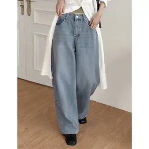 [공구우먼] 비벌디 워싱 와이드 벌룬 데님 팬츠 86716 빅사이즈 여성의류