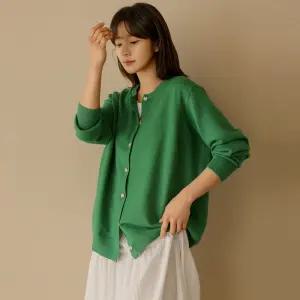 [엘리시아] 봄맞이 특가 [MADE] 베런 비스코스 라운드 니트 CD