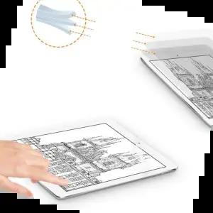 패드 아이패드10.2 호환 종이질감 저반사 스케치 지문 필름