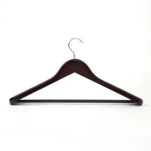 [생활] 원목 라운드형 정장 행거 레드브라운 옷걸이