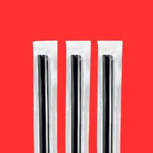 (7mm x 28cm) 뉴잉 빨대 긴빨대 롱빨대 100개입 블랙 스탠리호환 개별포장 무료배송