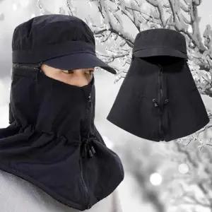 캡모자 운동 공용 방한 모자 마스크형 남녀 털기모