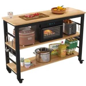 이동식 수납 조립식 좁은주방식탁 조리대 주방 홈바 요리대 테이블