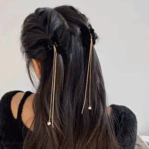 2p 두줄 드롭 미니 집게핀 헤어 피스 머리 옆머리핀 여성