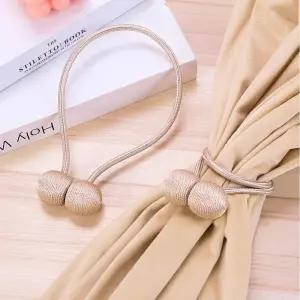 커튼 자석 타이백 2p 커텐 묶기 고정 장식 집게 걸이 커튼묶기 걸이