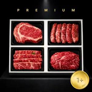 고민밥상 1+등급 정성 한우 선물세트 1.2kg (등심 업진살 부채살 불고기)