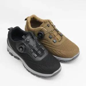 남성용 가벼운 다이얼 등산화 운동화