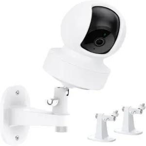 카사 실내 팬/틸트 스마트 카메라(EC70/71)/TP 링크 타포 C200/210과 호환되는 2팩 접착식 벽걸이 브래킷