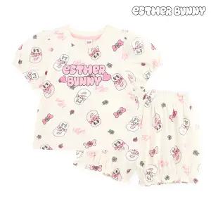 [에스더버니리틀] 로즈리본버니상하복