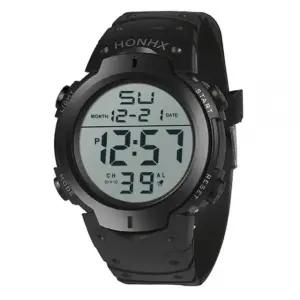 남성 디지털 HONHX Black 스포츠 손목시계_8001-3
