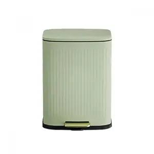 [생활] 무소음 위생 페달 휴지통 스테인리스 밀폐 뚜껑 쓰레기통