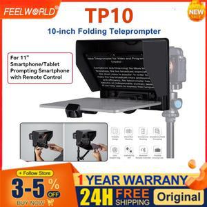 필월드 TP10 접이식 텔레프롬프터 휴대폰 평면 SLR 카메라에 적합 리모컨 포함