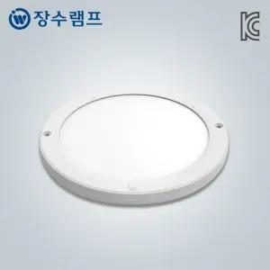 장수램프 LED 원형 센서등 엣지 8인치 20W 현관 베란다 계단 조명