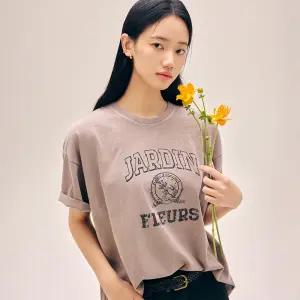 나이스클랍 레터링 피그먼트 티셔츠 N252OWT550