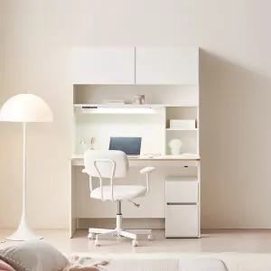 모던하우스] ON 밀리언 풀바디 LPM 전면 책상 DELUXE 디럭스 V2+LED조명 화이트